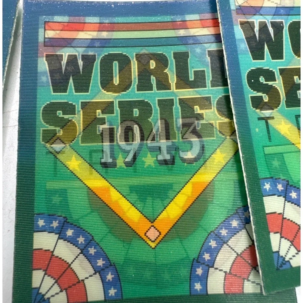 1991 Score World Series Trivia Baseball‎ Cards Lot Lenticular Motion 31 Cards